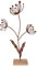 UNUS Aufsteller Silhouette Blume rost klein