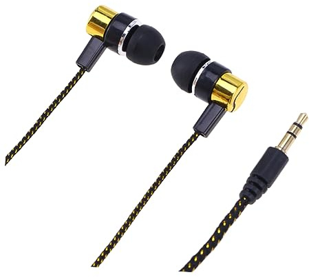 MOLUCKFU -Ear Ohrhörer Mit Klinkenstecker Noise Cancelling Ergonomisches Design Heavy Bass Für Musik Laufen Und Alltag