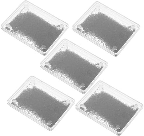 ibasenice 5 Stück Eisenpulver-magnetsand Für Experimente, Magnetische Felder, Magnetismus, Eisenspäne, Magnetpulver Für Bildung, Klassenzimmer, Experimente