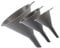 OKUMEYR 1 Satz 3st Pp Trichter Kochtrichter Öltrichter Trichter Für Den Heimgebrauch Weitmauliger Trichter Soßentrichter Weintrichter Trichter Mit Abnehmbarem Filter Behälter Trichter Grey