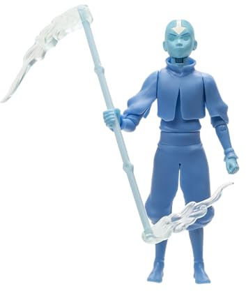 Avatar: The Last Airbender Avatar Aang (Book One) – 11,4 cm große Figur mit Staff, Lufteffekten und Battle Action