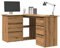vidaXL Corner Desk - Artisan Oak L-Shaped 145x100x76 cm - Engineered Wood Home Office Computer Table with Storage