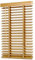 Sekey Persiana in legno, 50 mm, in vero legno, personalizzabile, 140 x 160 cm, colore legno naturale