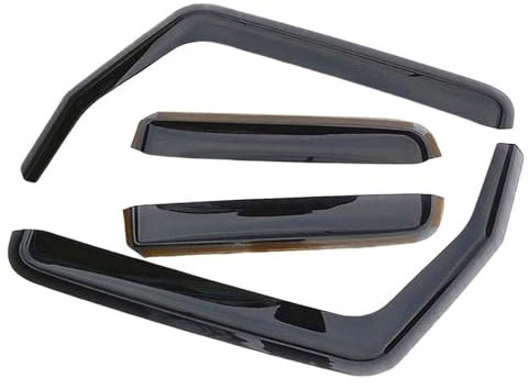 Windabweiser Für Jeep für Wrangler Autofensterzubehör Fensterabweiser Regenschutz Visier Markisen Fenstervisier Auto Regenbraue