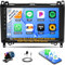 [4G+64G] Android 13 Autoradio für Mercedes Benz A/B Class W169 W245 B200 W639 Vito Viano W906 Sprinter mit Carplay Android Auto,9“ Touchscreen mit GPS WiFi BT FM/RDS EQ Mirror Link+Rückfahrkamera&Mic