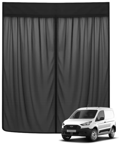 Moskitonetz Kompatibel mit Ford Transit Connect >2012 für Schiebetür, Insektennetz Magnetisch Fliegengitter, Seitentür Schattennetz für Camping