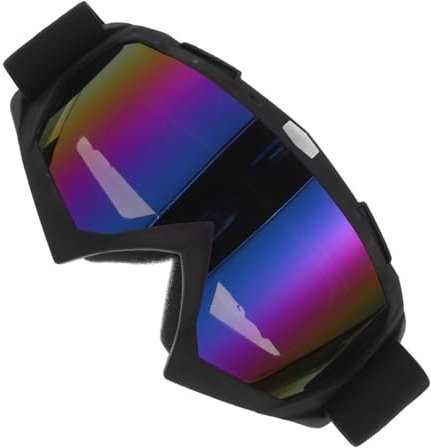 Sosoport Motorrad Schutzbrille Brillenträger Vintage Winddicht Robuste Offroad Motorradbrillen Für Herren Damen Dirt Bike Und Atv Mit Verstellbarem Kopfband Und Weichen Nasenpads