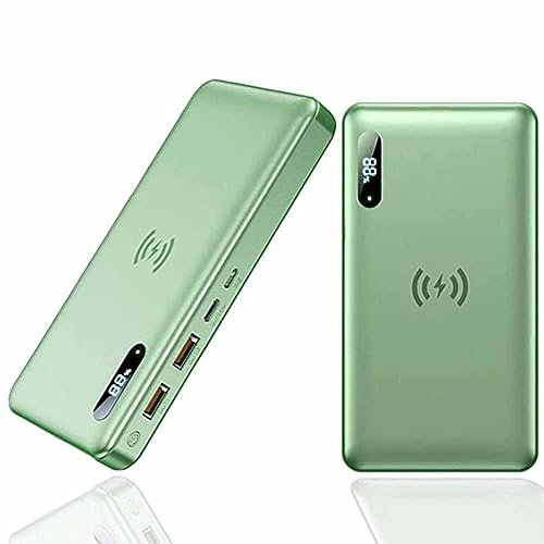 Power Bank, Caricabatterie Portatile Wireless 50000mAh PD 65W/15W QC3.0/QC4.0/SCP con Ricarica Rapida e 2 Ingressi e 3 Uscite (Qi e USB C), Batteria Esterna per Telefoni, Smartphone e Altro,
