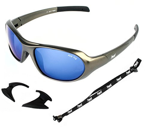 Rapid Eyewear Aspen Ski, Glacier/Climbing & Extreme Sport Sunglasses – Goggles: Anti Fog Mirrored Lenses & Retainer Strap. For Men & Women. UV400 Mountaineering Protection Glasses. Also For Dry Eye
