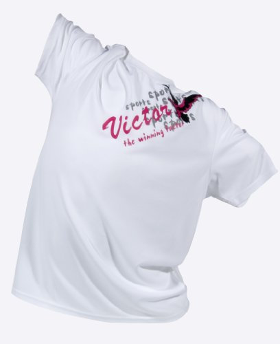 VICTOR T-Shirt Promoshirt White 6440, weiß, XL