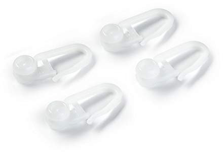 Prym 526301 Innenlaufrollen mit Faltenhaken 8 mm weiß