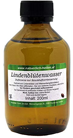 Lindenblütenwasser - Lindenblütenhydrolat - 100% naturrein 1000ml
