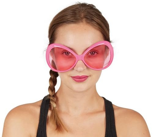 P'tit Clown 35061 Lunettes Mouche Fliegenbrille, Einfarbig, Rosa, 18 x 8,5