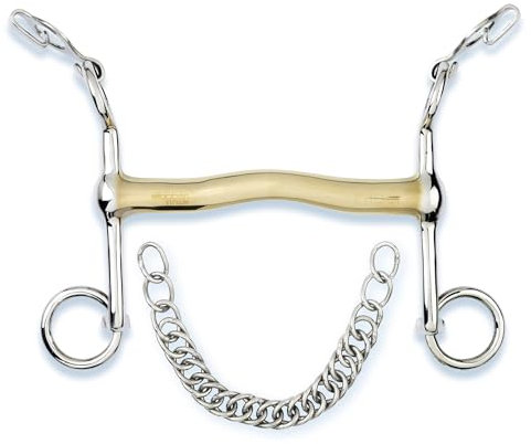 Stübben 2291 Dressurkandare - 11,5 cm - 14 mm - Sweet Copper