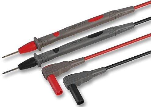 TENMA TEN01065 4mm Right Angle Banana Plug to Probe Test Lead Set