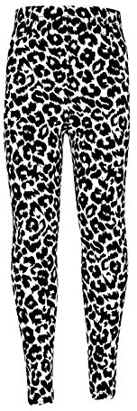 A2Z 4 Kids Girls Print Leggings - Snow Leopard Legging 7-8