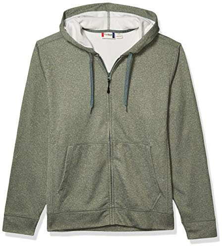 Cutter & Buck Vaasa Full-Zip Hoodie Sweat à Capuche, Vert Bouteille chiné, Medium Homme