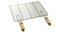 Edelstahl Rost Grillrost - rechteckig und rund - Grill Rost Grössenauswahl (60 x 40 cm mit Griffen)