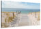 murando - Leinwand Bilder Strand und Meer 135x45 cm Vlies Leinwandbild 1 tlg Kunstdruck modern Wandbilder Groß XXL Wohnzimmer Wanddekoration Wand Bild Panoramabild - Landschaft Natur Himmel Wolken