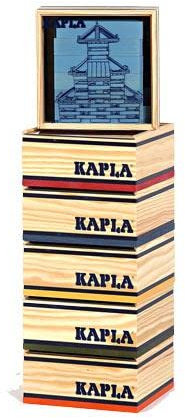 Kapla 6 x 40 Steine Farbsteine in Holbox sortiert