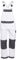 ProDec Advance Multi-Pocket Bib and Brace Overalls For Men & Women, Stain-Resistant Overalls Workwear, Durable Dungarees, Work Utility & Safety Dungarees & Coveralls, 31 Leg Length - Size XXXL