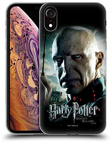 Head Case Designs Offiziell Offizielle Harry Potter Voldemort Deathly Hallows VIII Soft Gel Handyhülle Hülle kompatibel mit Apple iPhone XR