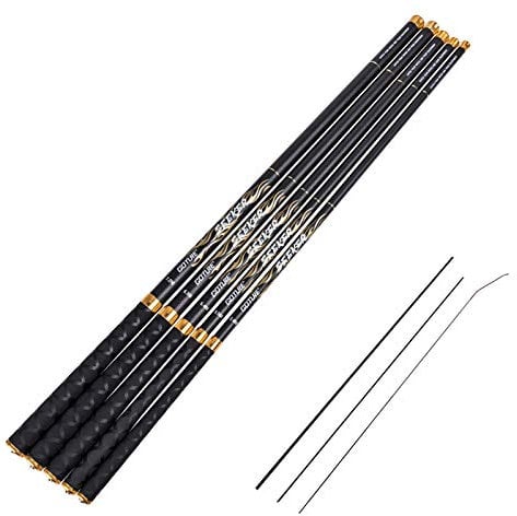 Goture Teleskop-Angelrute von Tenkara, zusammenklappbar, 1 Stück, tragbar, Hand-Angelruten, Kohlefaser, Teleskop, Stream, ultraleicht, Küsten, Bambusstange, Barsch, Forelle, 12, 15, 18, 20, 21, 24 Fuß