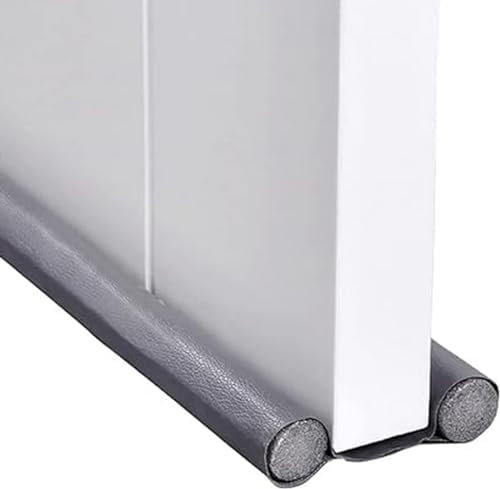 Kepfire Under Door Draft Blocker Guard Home Wind Soundproof Dust Proof Seal Strip Stopper Doors Bottom Window Plinth Sealing Draught Excluder - Gray