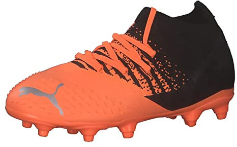 PUMA Unisex Kinder Future Z 3.3 Fg/Ag Jr Fußballschuh, Neon Citrus Diamond Silver Puma Schwarz, 30 EU