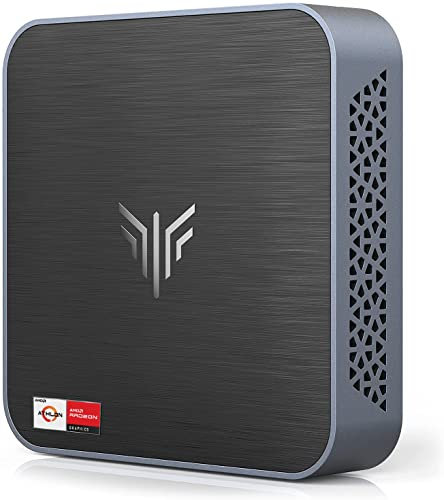 NiPoGi AM21 Mini PC, Ryzen 9 6900HX(8C/16T, bis zu 4,9 GHz), 16 GB DDR5 512 GB M.2 NVME SSD Mini-Desktop-Computer, 4K Quad-Screen-Display, 2X HDMI, DP, WiFi 6, Dual LAN