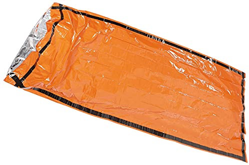 Fox Outdoor Notfall-Biwaksack, orange, einseitig alubeschichtet