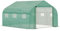 Outsunny Serre Tunnel de Jardin Grande 3.5 x 3 x 2 m - 6 fenêtres et Porte zippée Enroulable - Acier galvanisé PE Haute densité Vert