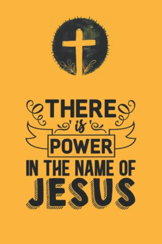 Simple Sermon Notes Journal | There is Power in the Name of Jesus | Useful for Sermons, Preaching, Church Teaching Lessons | Track the Date, Speaker | Great for Youth, Teenager, Young Adult