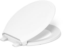 Kohler 78052-RL-0 Rutledge READYLATCH Quiet Close Round Toilet SEAT, White