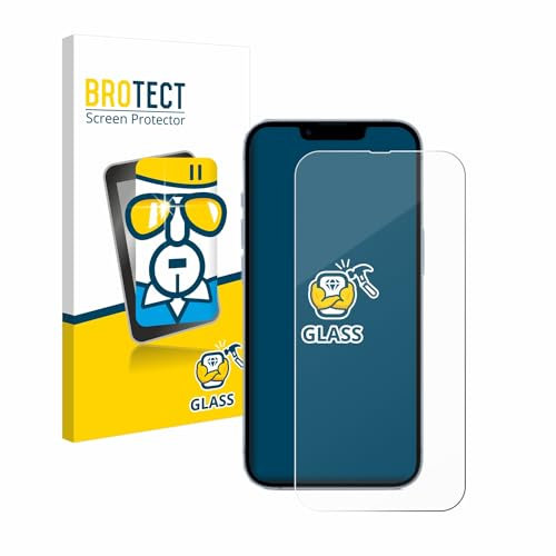 BROTECT Panzer Schutz Glas für Apple iPhone 14 9H Echtglas, Glas-Displayschutz