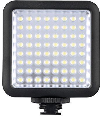 GODOX Video Light Beleuchtung 64 LED-Lampen für DSLR Kamera Camcorder Mini DVR als Fill Light für Makrofotografie, fotojournalistischen und Video
