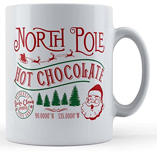 Father Fox - North Pole Hot Chocolate - Christmas Festive Gift Mug, Ceramic, 11fl.oz.