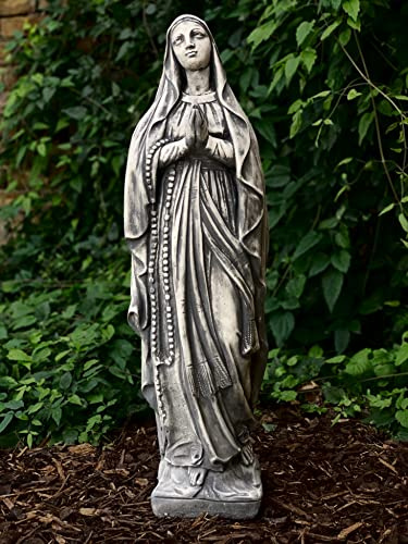 Jungfrau Maria Statue Beton Maria Magdalene Skulptur Stein Mutter Maria Figur Religiöse Wohnkultur Christliche Göttin Outdoor Gartenfigur Jungfrau Maria Mutter Figur Realistische Maria Jesus Statue