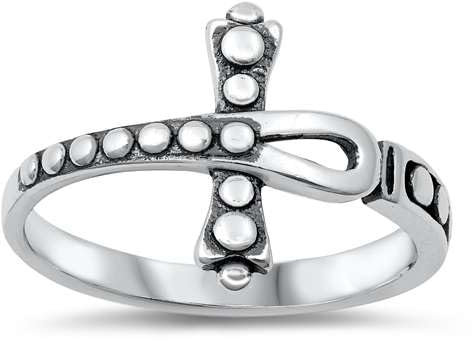 Joyara Sterling Silber 925 Ankh Kreuz Ring