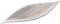 ROCKING GIFTS Plato Bandeja Centro de Mesa en Forma de Hoja Blanca con Relieve Étnico Marrón, Vaciabolsillos Elegante de Resina Decorativo para Entrada, Comedor, 63 cm
