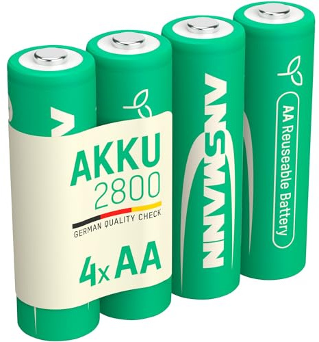 Ansmann Akku Green-Pro Range AA NI-MH 2800 – 4 Stück