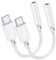 USB C to 3.5mm Headphone Jack Adapter for iPhone 15/15 Pro/15 Plus/15 Pro Max, Type C Aux Audio Dongle Cable Cord Compatible with iPad Pro Air 4 5 Mini 6, Samsung Galaxy S23/S23/S22/S21Ultra, MacBook
