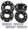 ZALTAS Spurverbreiterung Für Dodge Für Ram 1500 2012-2018 5x5,5 Spurverbreiterungen 5x139,7 Hub Centric Spacer 4PCS 1.5 (38mm) 77,8mm Hub Bohrung M14x1,5 Distanzscheibe