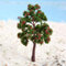 Modellbäume, Miniatur-Bäume, 10 Stück, 11 cm, roter Obstbaum, Modelleisenbahn-Landschaft, künstlich, für Mikro-Landschaften, Pflanzen, Basteln, Gartendekoration