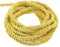 sourcing map Twisted Cord Trim, 11 Yard 5mm 3-Ply Twine Braided Rope Shiny Thread String for Craft Gift Bag Curtain Christmas Decor, Light Gold - 10m