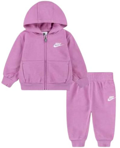 Nike Tuta Bimbo LBR FZ CLUB SET 66M485 (rosa, 12 mesi)