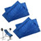 EVDZNA 2 Stück Sporthandtuch, 120 x 50 cm Fitness Handtuch, Schweißabsorbierendes Sporthandtuch, Fitnesshandtuch mit Reißverschlusstasche, für Fitness, Training und Sport, Marineblau