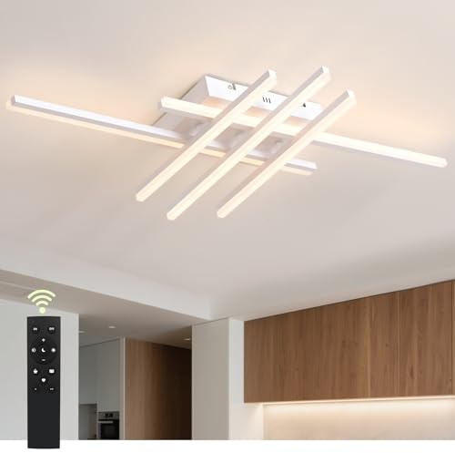 Sky angle LED-Deckenleuchte mit Fernbedienung, Dimmable Close-to-Ceiling Lights 26 W LED-Lampe für Wohnzimmer, Schlafzimmer, Korridor, Bad, Küche