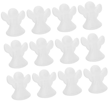 DIYEAH Polystyrolschaum-Modelle Zum Basteln 30 Stück Malschaum Engel-Modelle Für Hochzeit Weihnachten Schreibtisch-Dekoration
