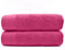 HIPERMANTA Pack Toallas 2 Unidades 100% Algodon. 500 gr/m2. (2 Toallas Bide 30x50) Rizo Americano. Alta Absorcion. Toallas Suaves y Resistentes. Color Rosa